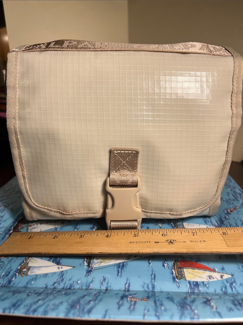 Calpak Cream Cosmetic Travel Case